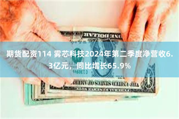 期货配资114 雾芯科技2024年第二季度净营收6.3亿元，同比增长65.9%