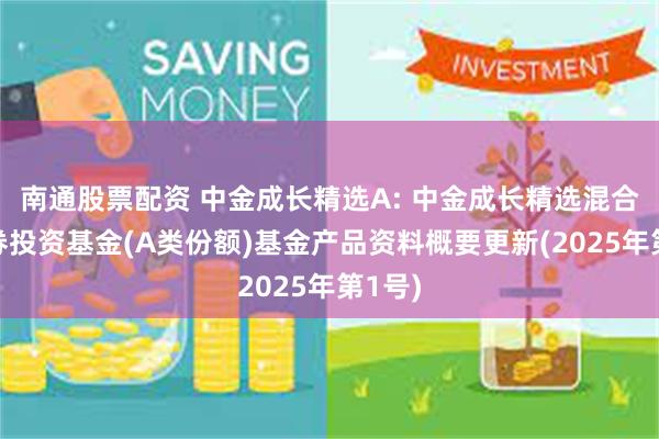 南通股票配资 中金成长精选A: 中金成长精选混合型证券投资基金(A类份额)基金产品资料概要更新(2025年第1号)
