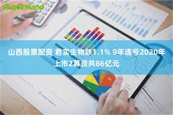 山西股票配资 君实生物跌1.1% 9年连亏2020年上市2募资共86亿元