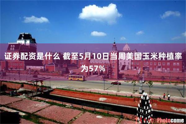 证券配资是什么 截至5月10日当周美国玉米种植率为57%
