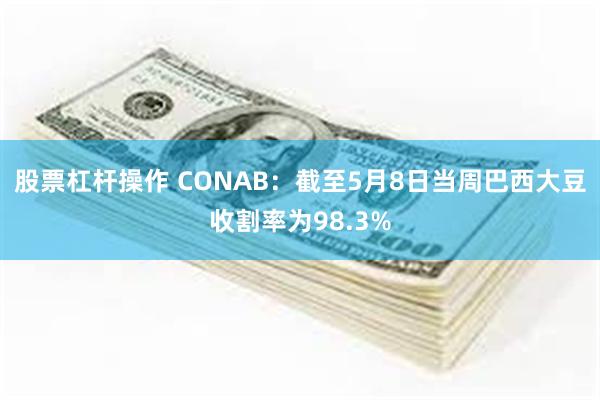 股票杠杆操作 CONAB：截至5月8日当周巴西大豆收割率为98.3%