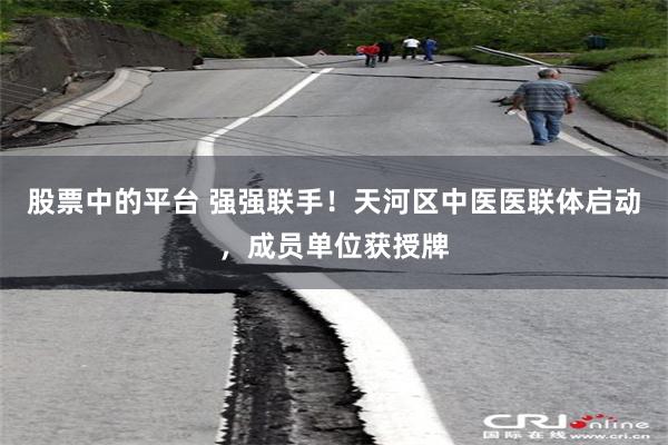 股票中的平台 强强联手！天河区中医医联体启动，成员单位获授牌