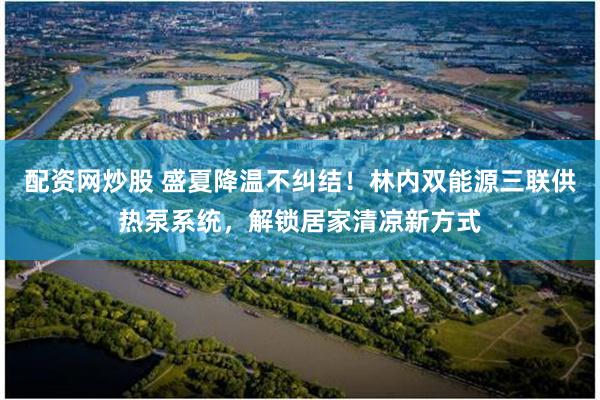 配资网炒股 盛夏降温不纠结!林内双能源三联供热泵系统,解锁居家清凉新方式