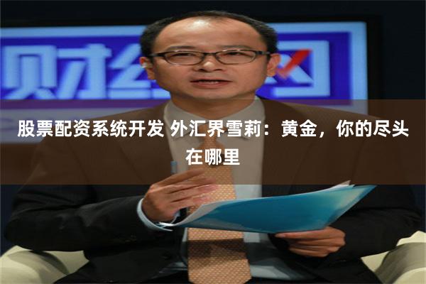 股票配资系统开发 外汇界雪莉：黄金，你的尽头在哪里