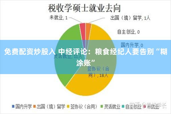 免费配资炒股入 中经评论：粮食经纪人要告别“糊涂账”